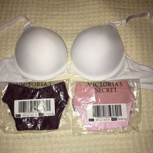 Victoria secret 2 thongs & Ilys Bombshell Bra